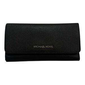 Jet Set Travel Crossgrain Leather Tri-Fold Wallet